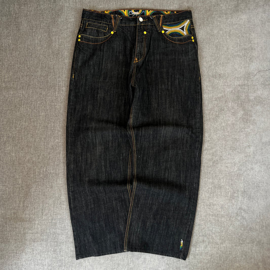 Coogi Baggy Embroidery Jeans