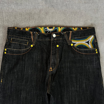 Coogi Baggy Embroidery Jeans