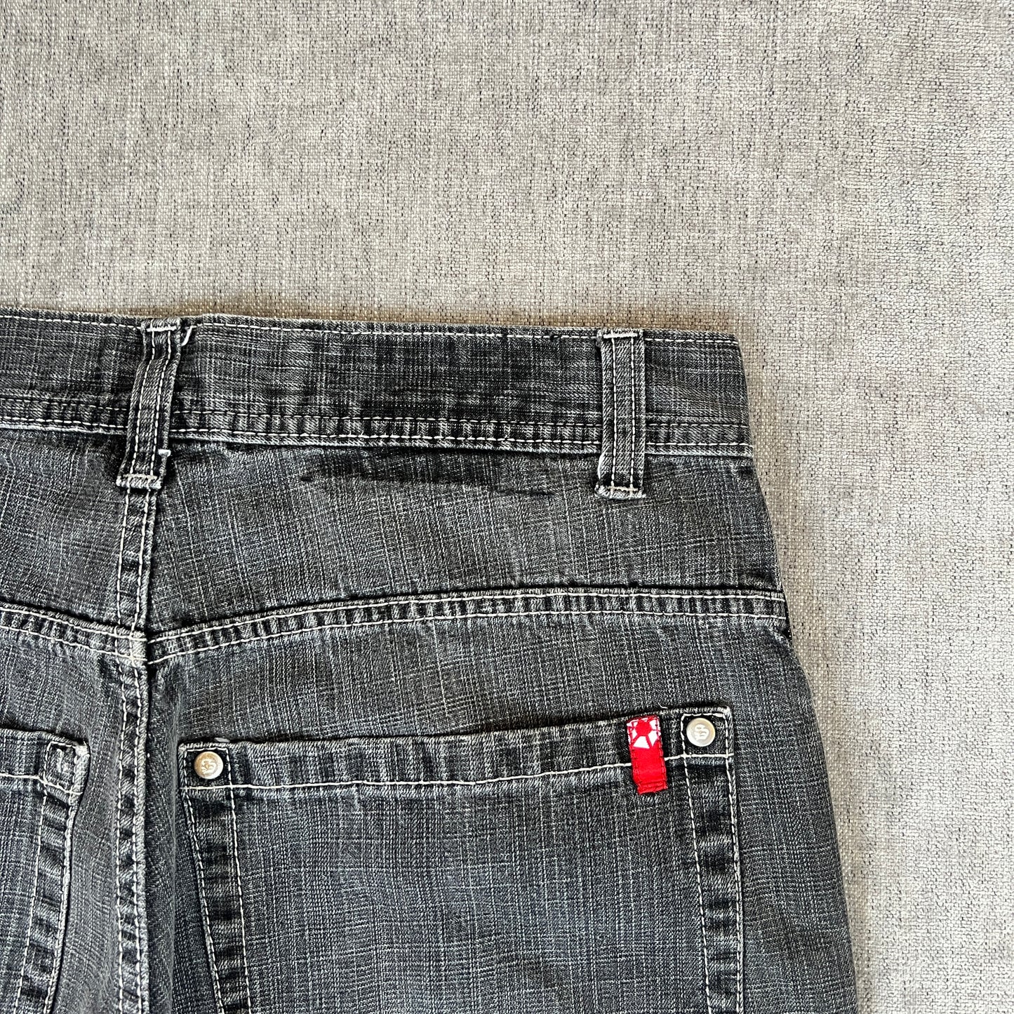 Southpole Red Tag Baggy Jort