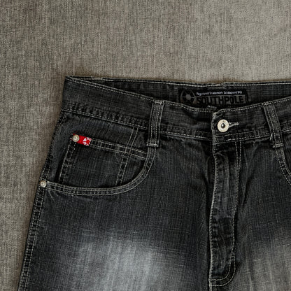 Southpole Red Tag Baggy Jort