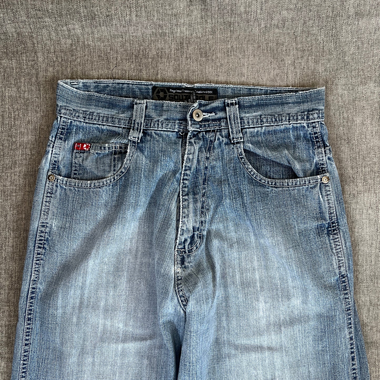 Southpole Red Tag Baggy Jeans