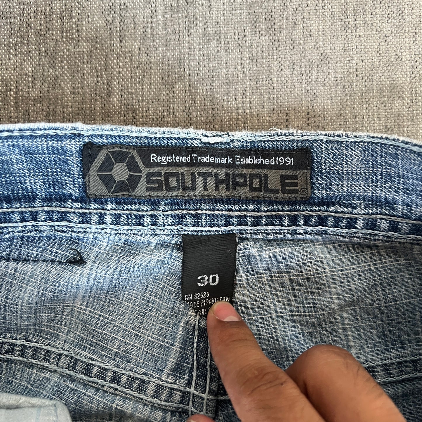 Southpole Red Tag Baggy Jeans