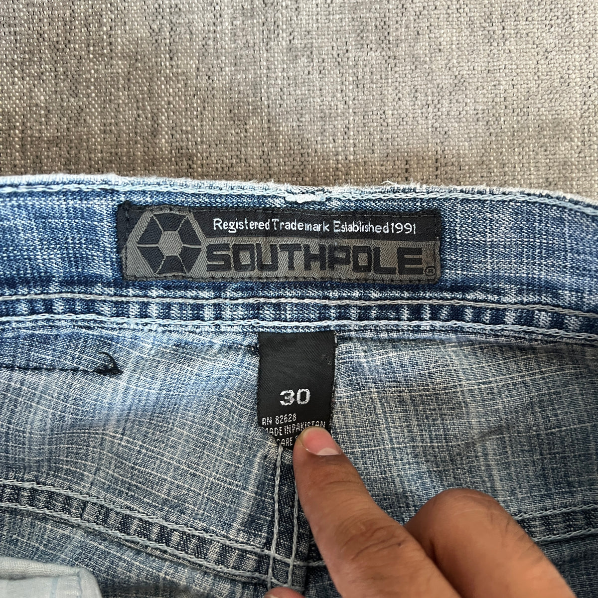 Southpole Red Tag Baggy Jeans