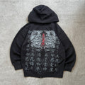Top Heavy Y2K Zip Up Hoodie