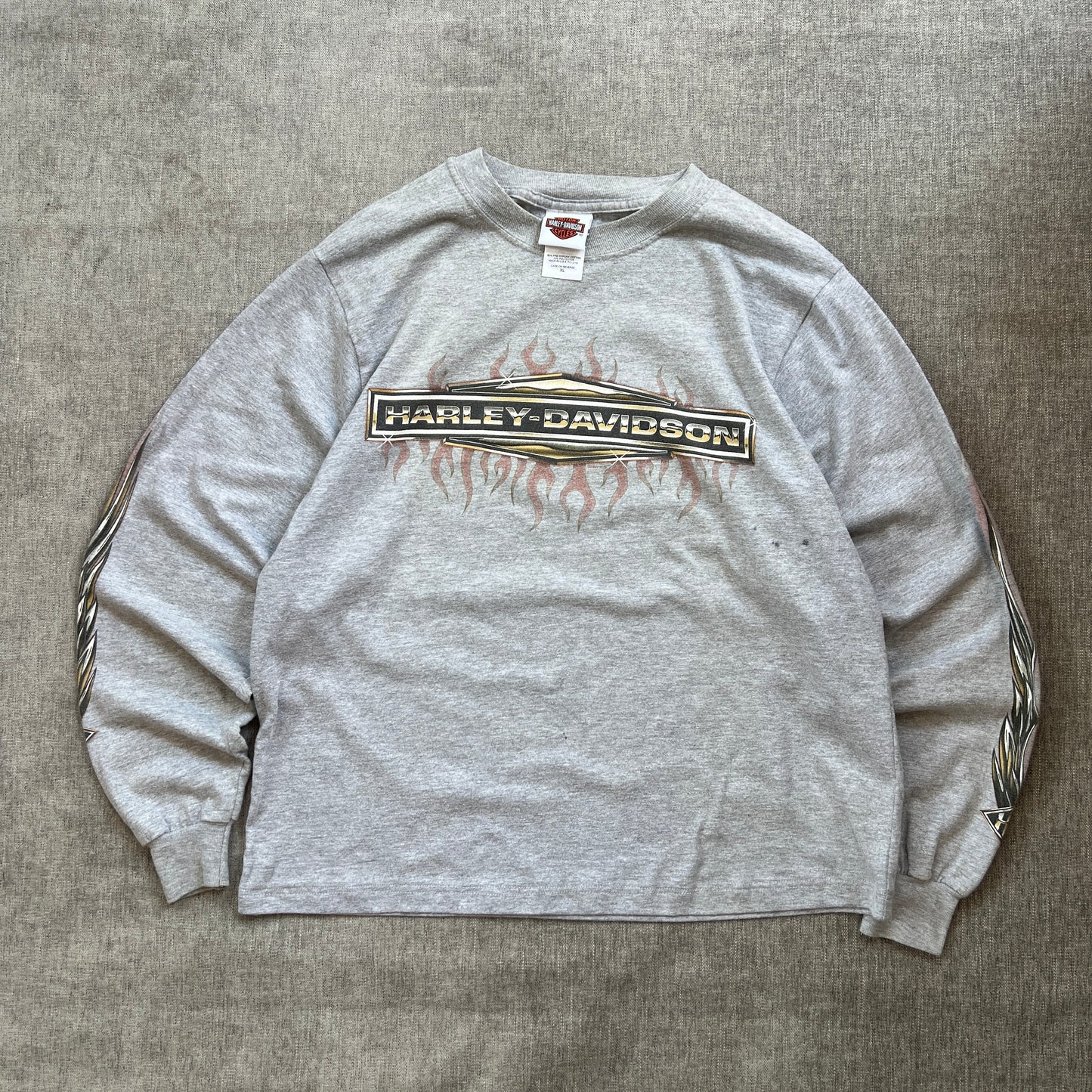 Harley-Davidson Flames Long Sleeve Tee