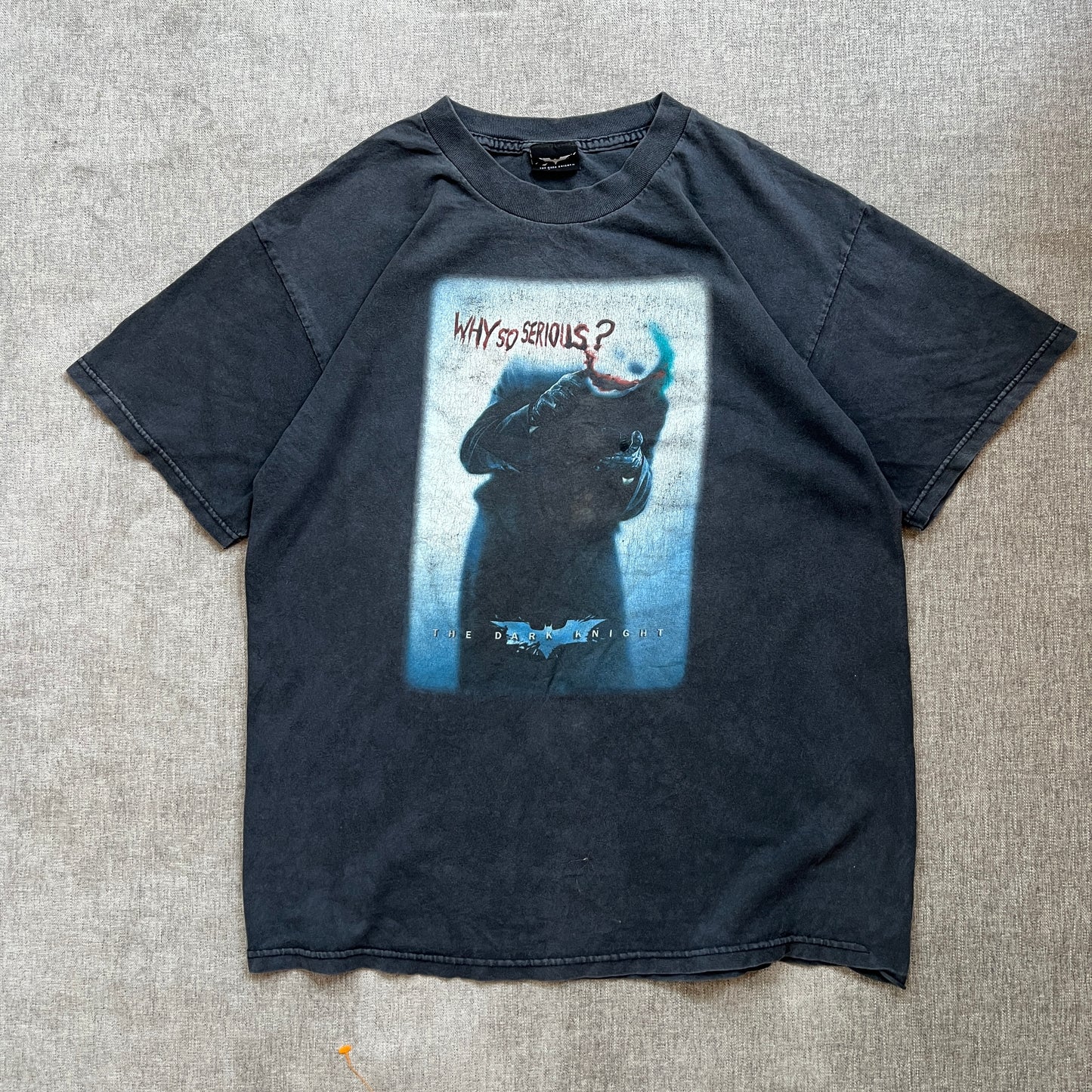 Batman "Why so serious?" Faded Tee