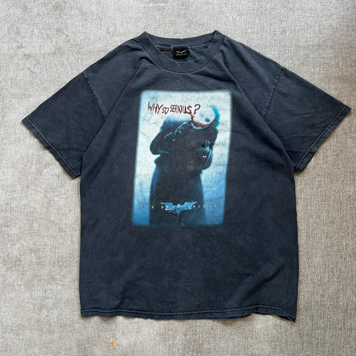 Batman "Why so serious?" Faded Tee