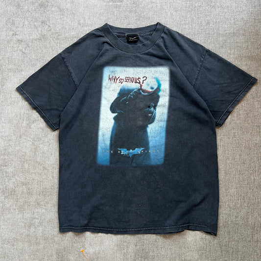 Batman "Why so serious?" Faded Tee
