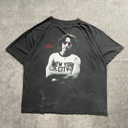 John Lennon "The Beatles" Vtg Distressed Tee