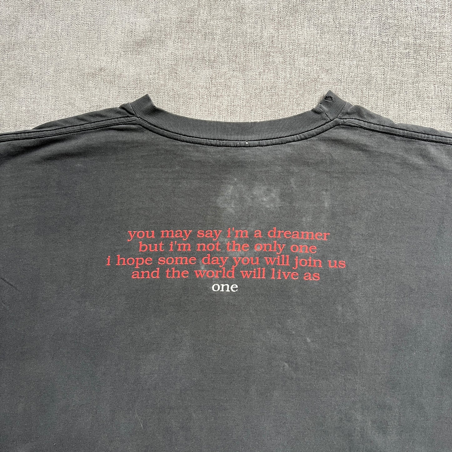 John Lennon "The Beatles" Vtg Distressed Tee