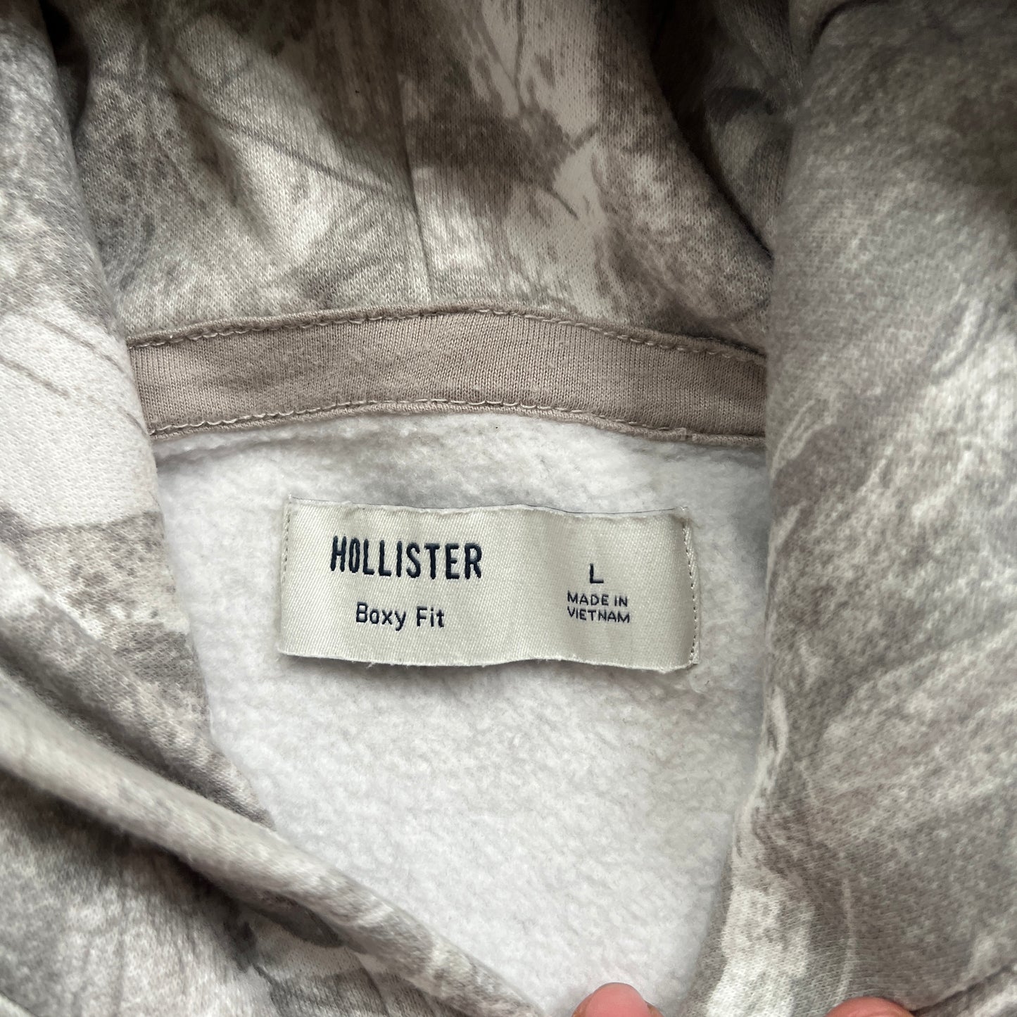 Hollister Camo Boxy Hoodie