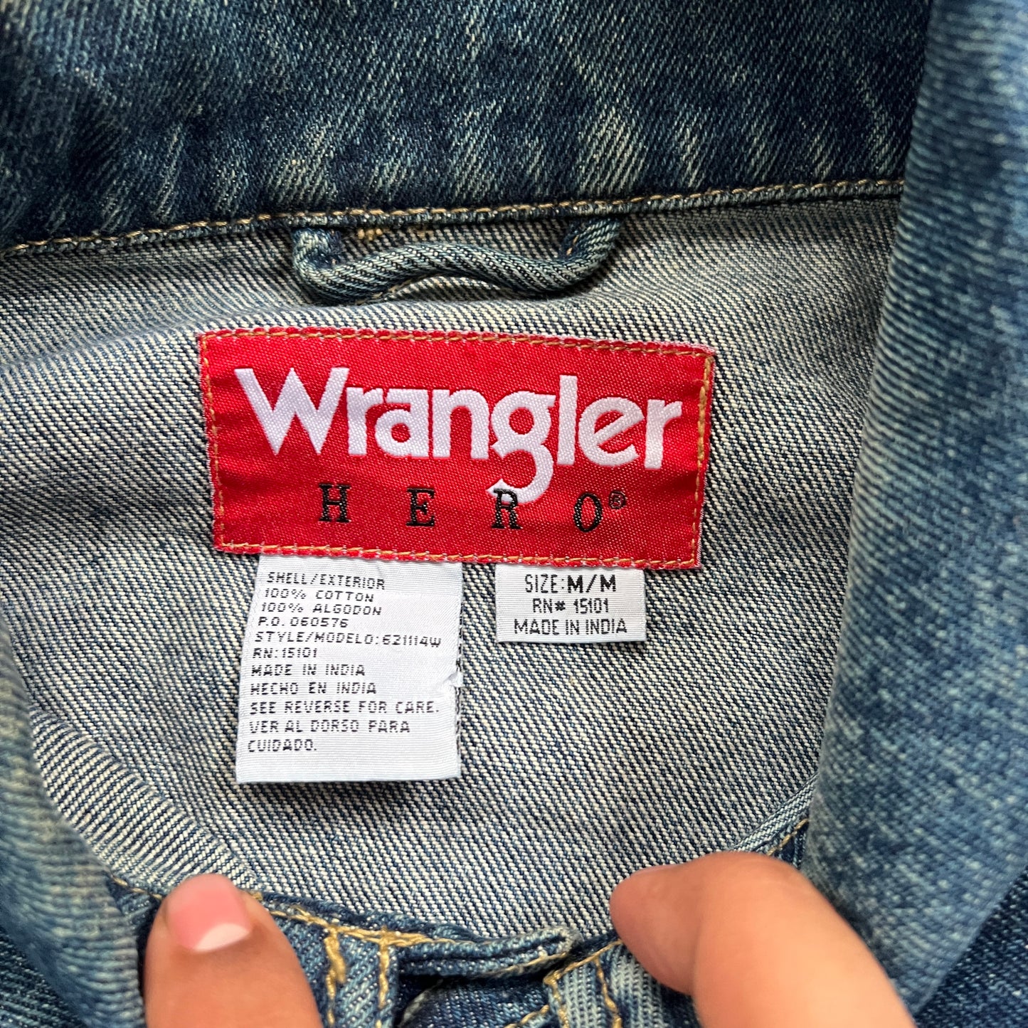 Wranger Faded Denim Jacket