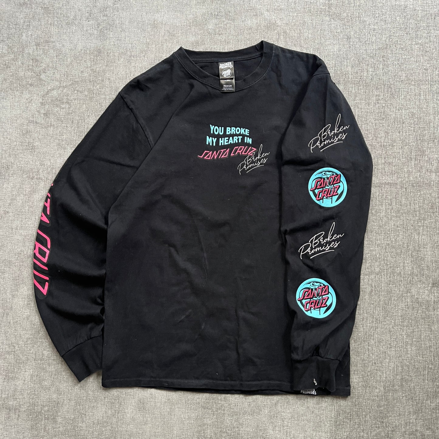 Santa Cruz x Broken Promises Long Sleeve Tee