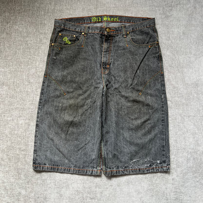Old Skool Embroidery Baggy Jort