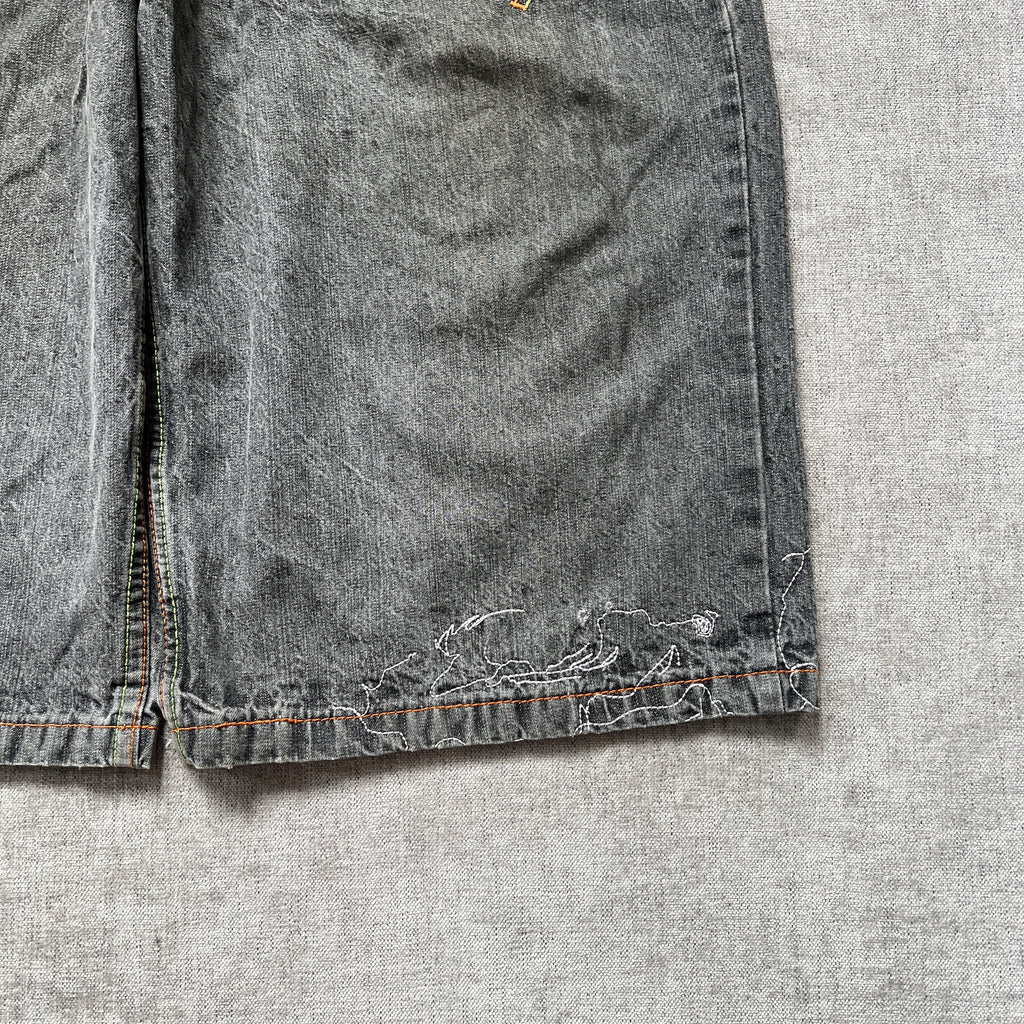 Old Skool Embroidery Baggy Jort