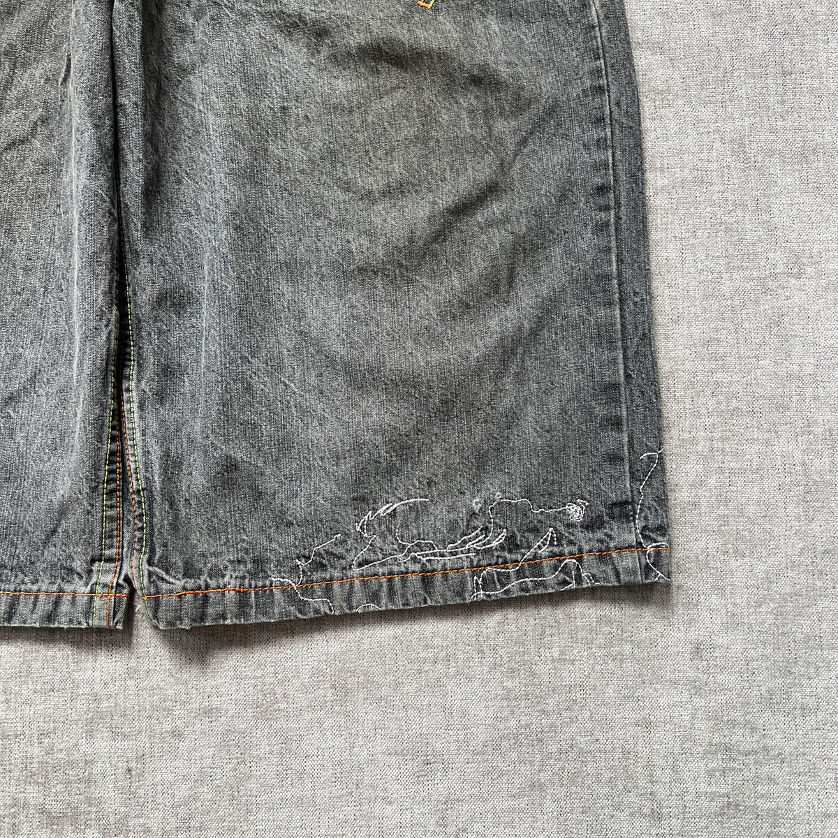 Old Skool Embroidery Baggy Jort