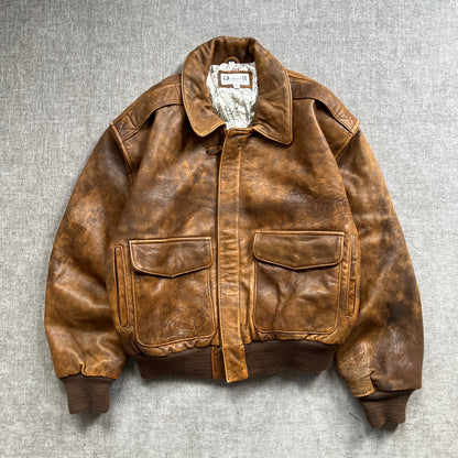Outpost Bomber Leather Jacket