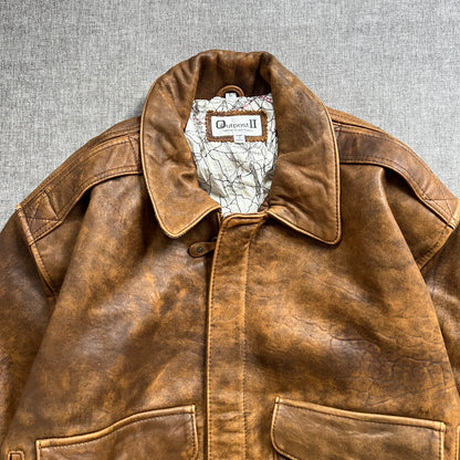 Outpost Bomber Leather Jacket
