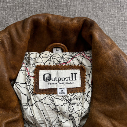 Outpost Bomber Leather Jacket