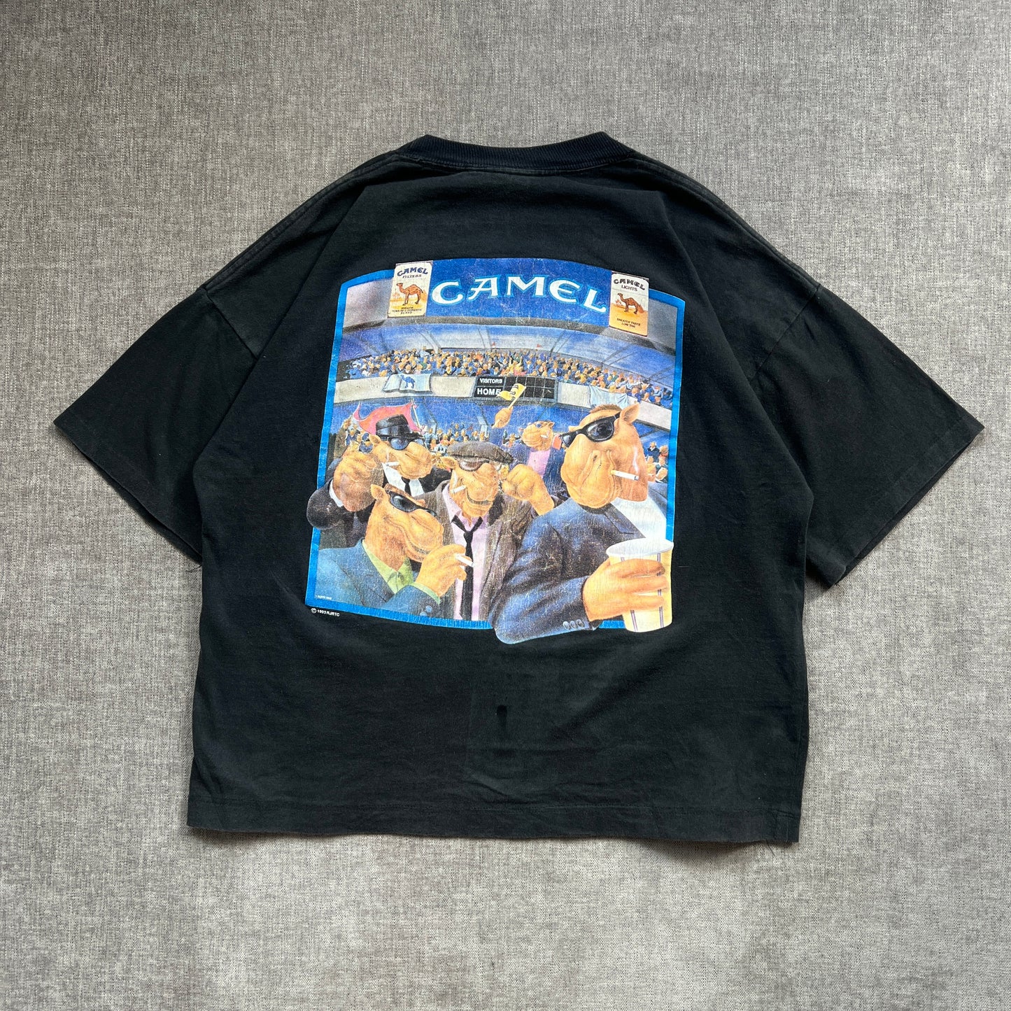 Camel Vintage Faded Tee