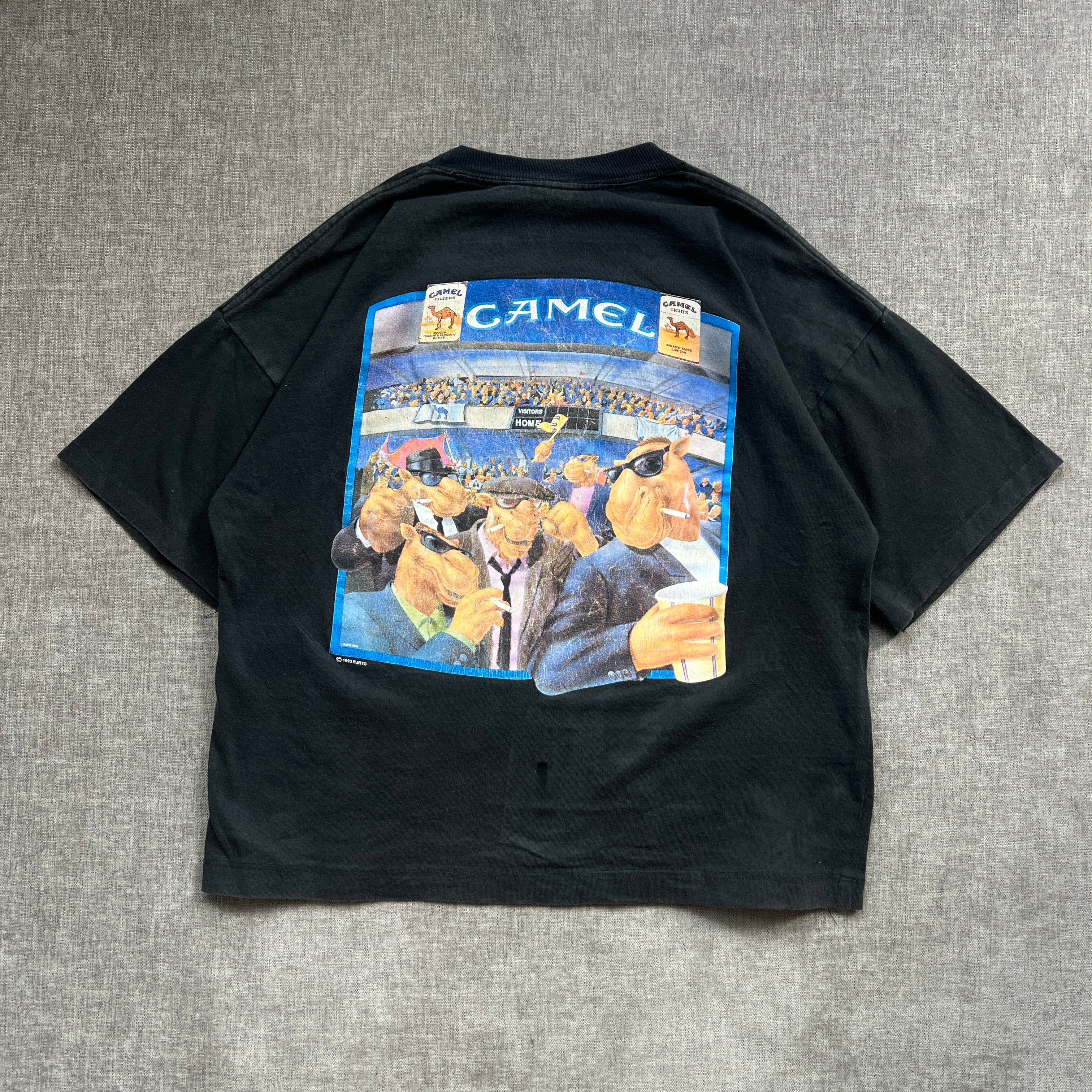 Camel Vintage Faded Tee