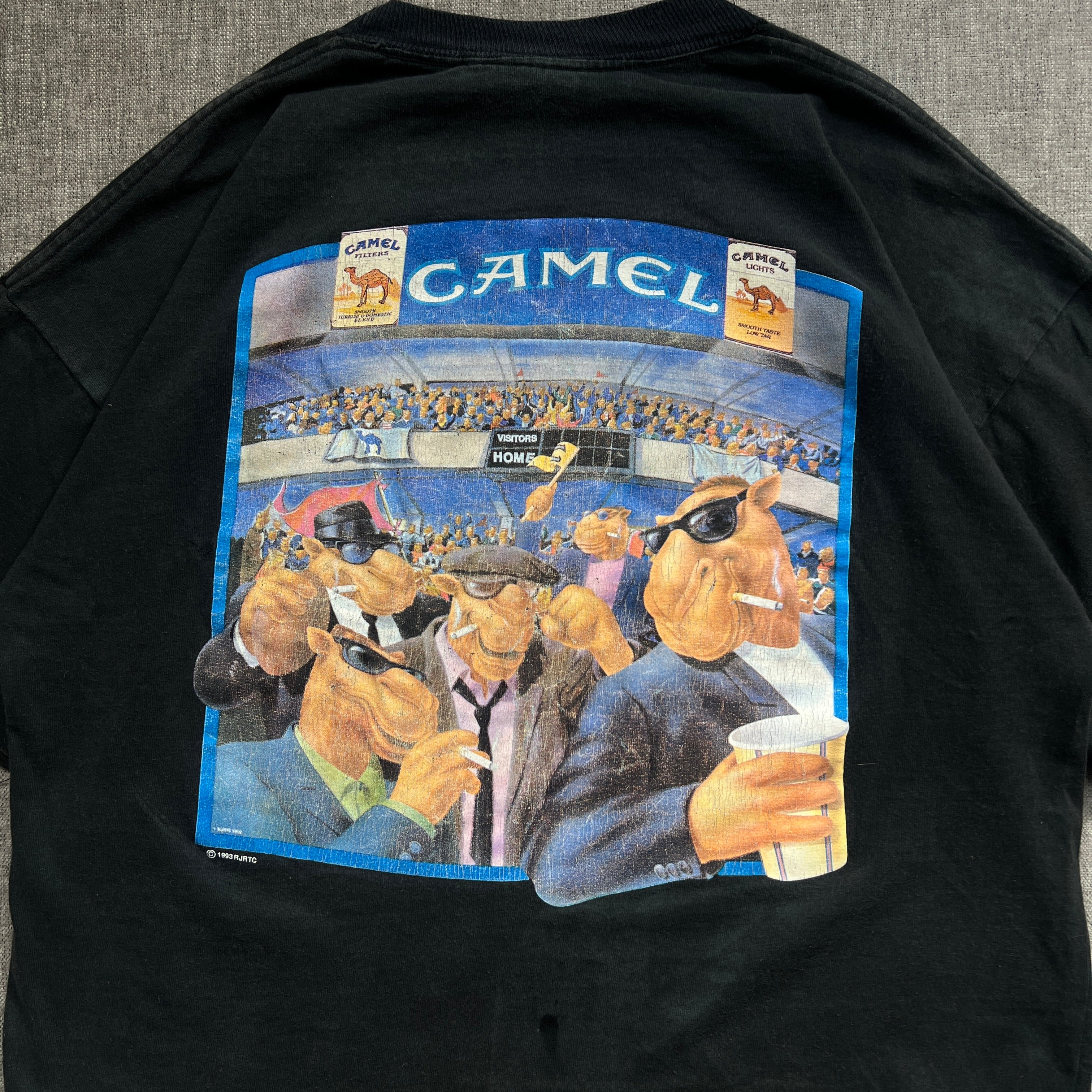 Camel Vintage Faded Tee