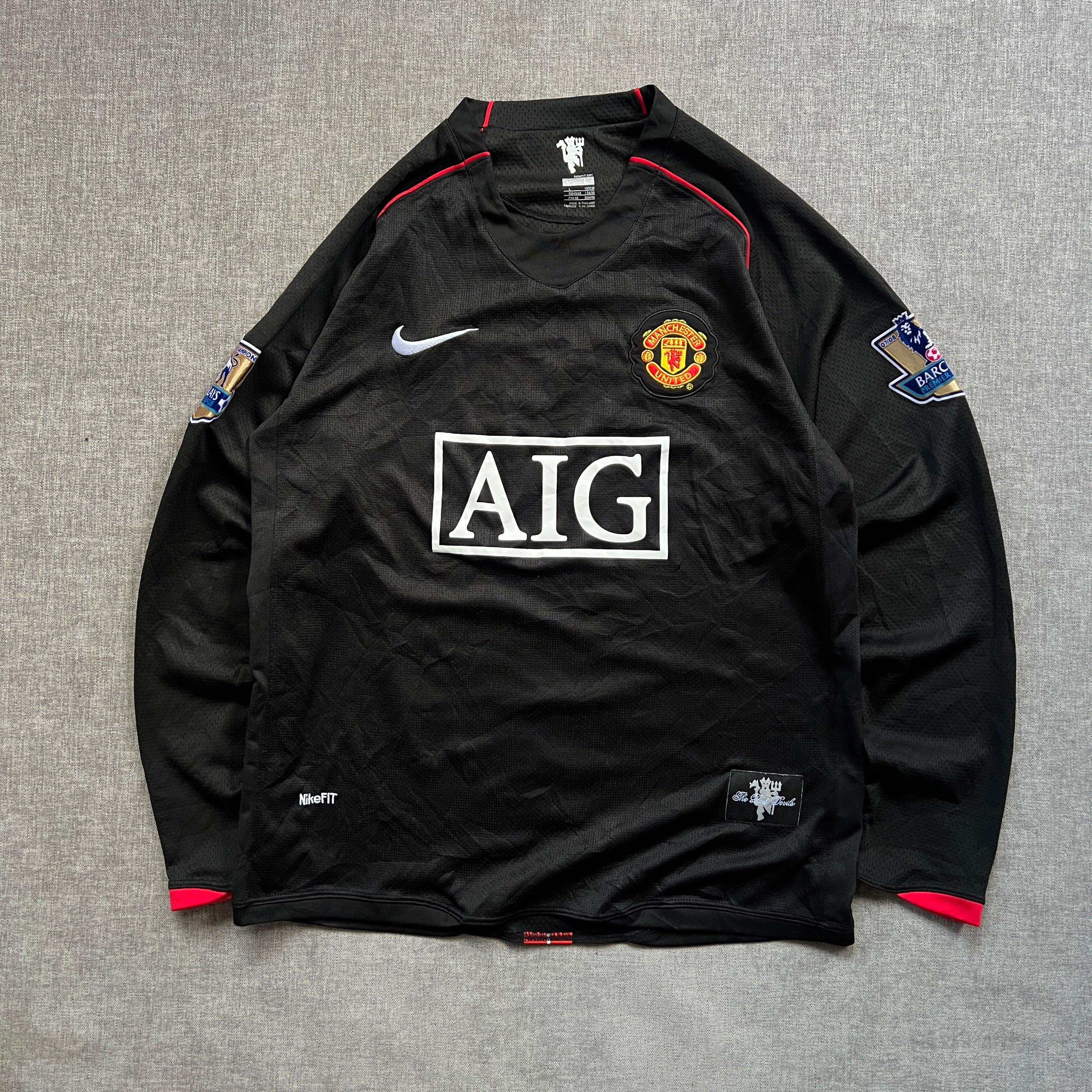 Manchester United Season 07/08 "Ronaldo" Long Sleeve Tee