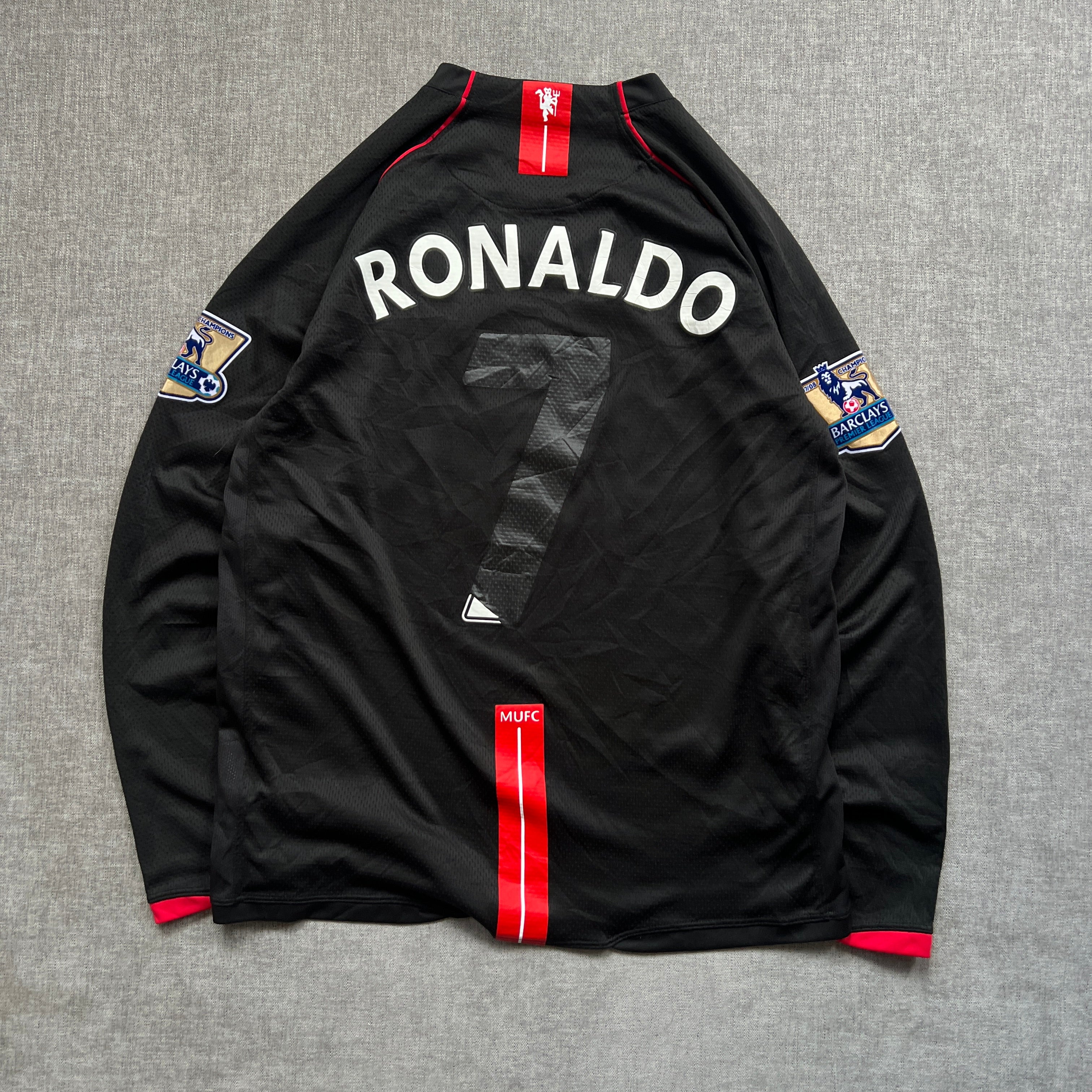Manchester United Season 07/08 "Ronaldo" Long Sleeve Tee