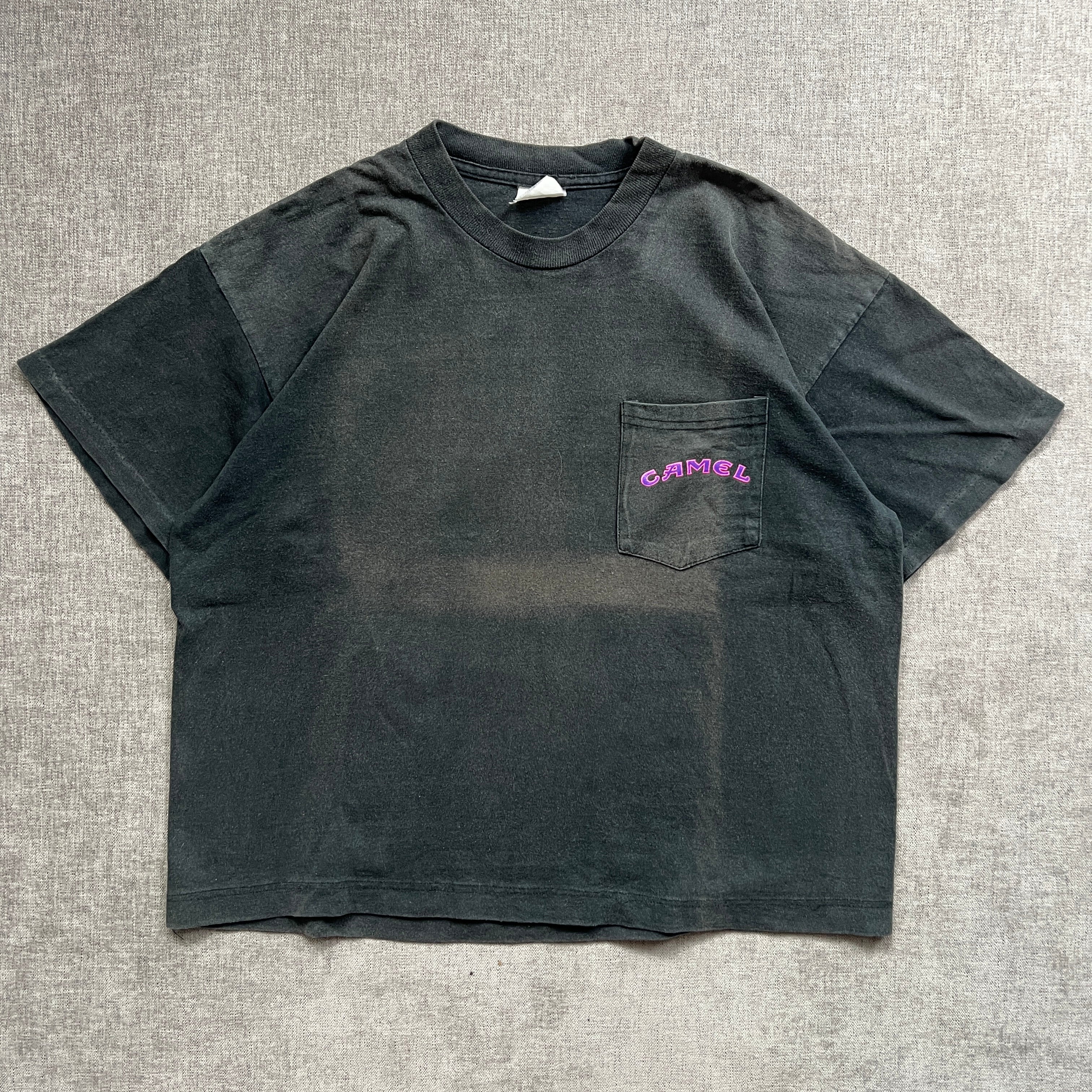 Camel Vintage Faded Tee