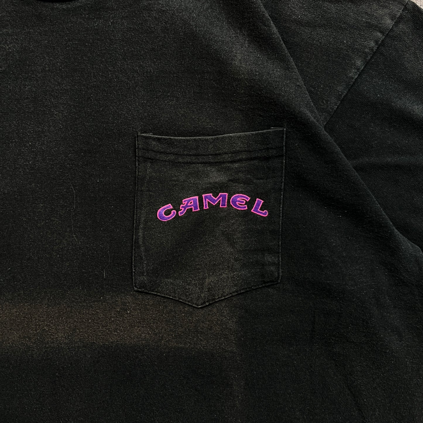 Camel Vintage Faded Tee