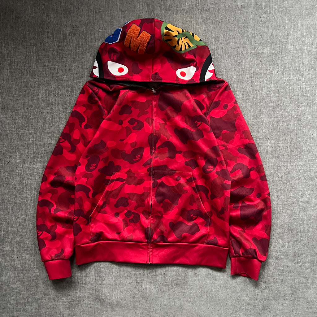 Bape Shark FK Zip Up Hoodie