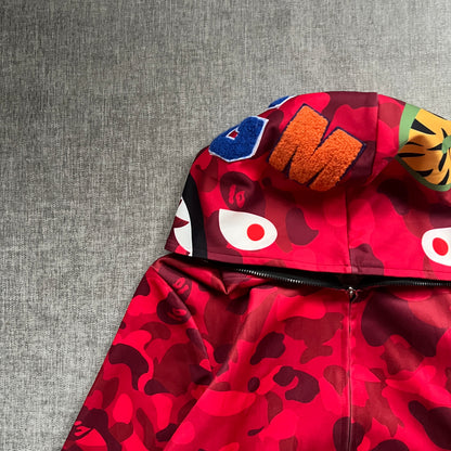 Bape Shark FK Zip Up Hoodie