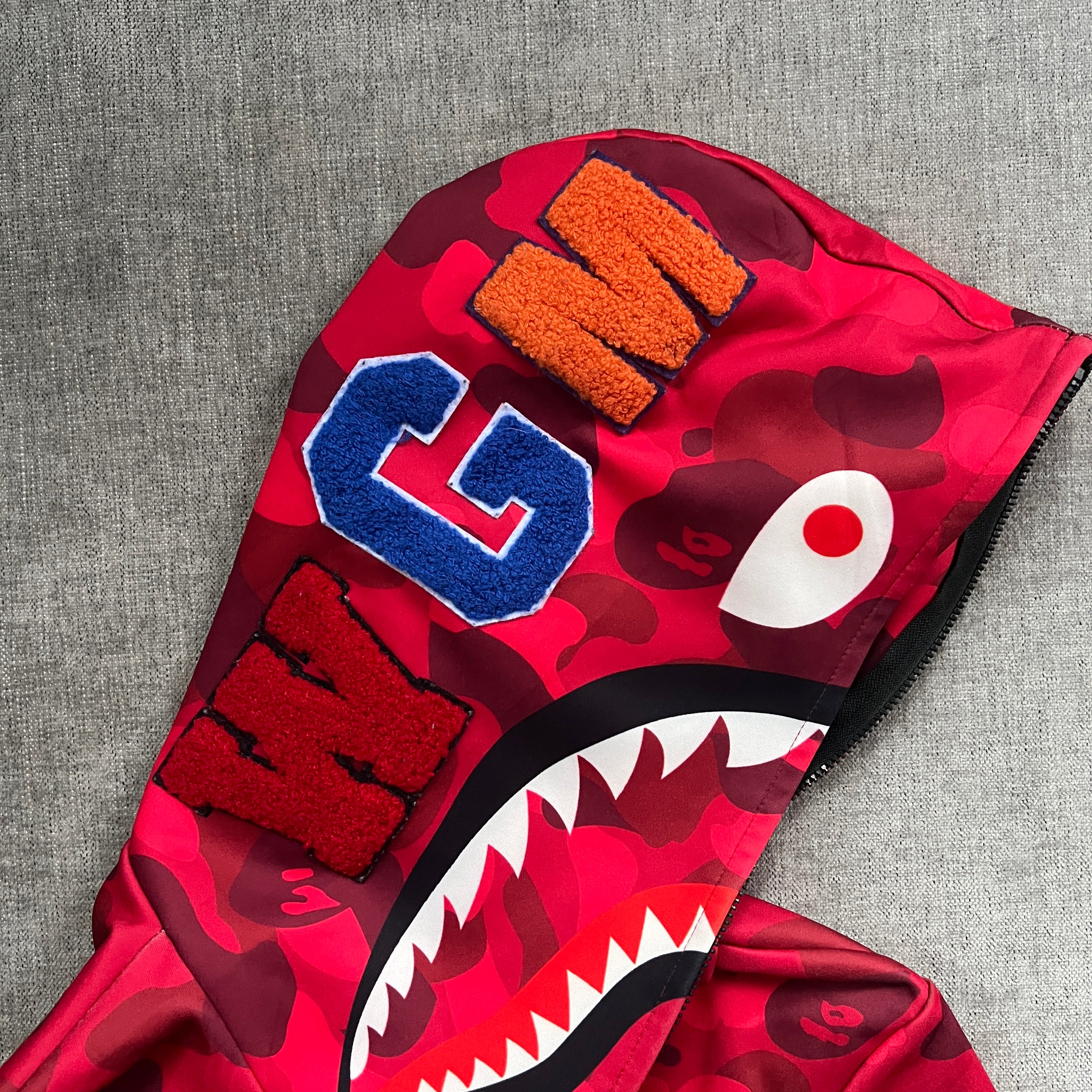 Bape Shark FK Zip Up Hoodie