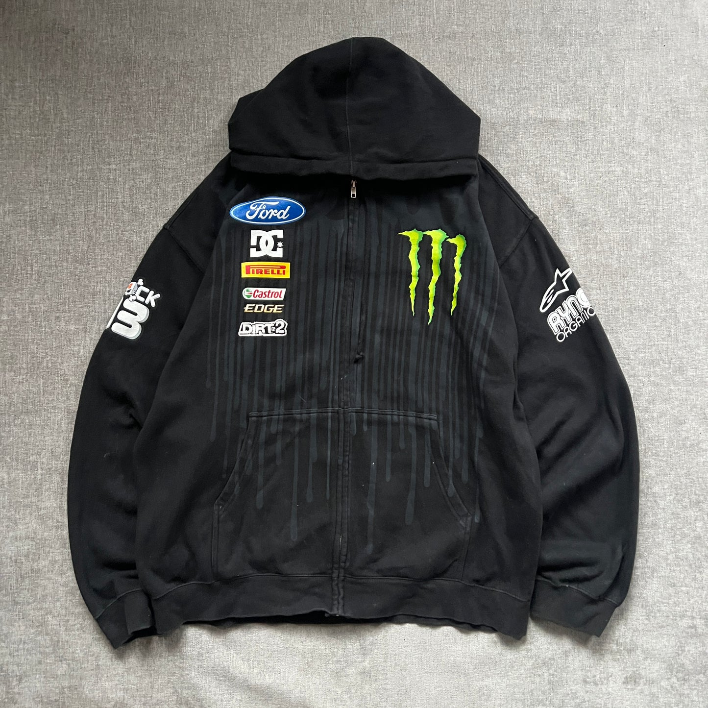 DC "Ken Block " Y2K Zip up Hoodie