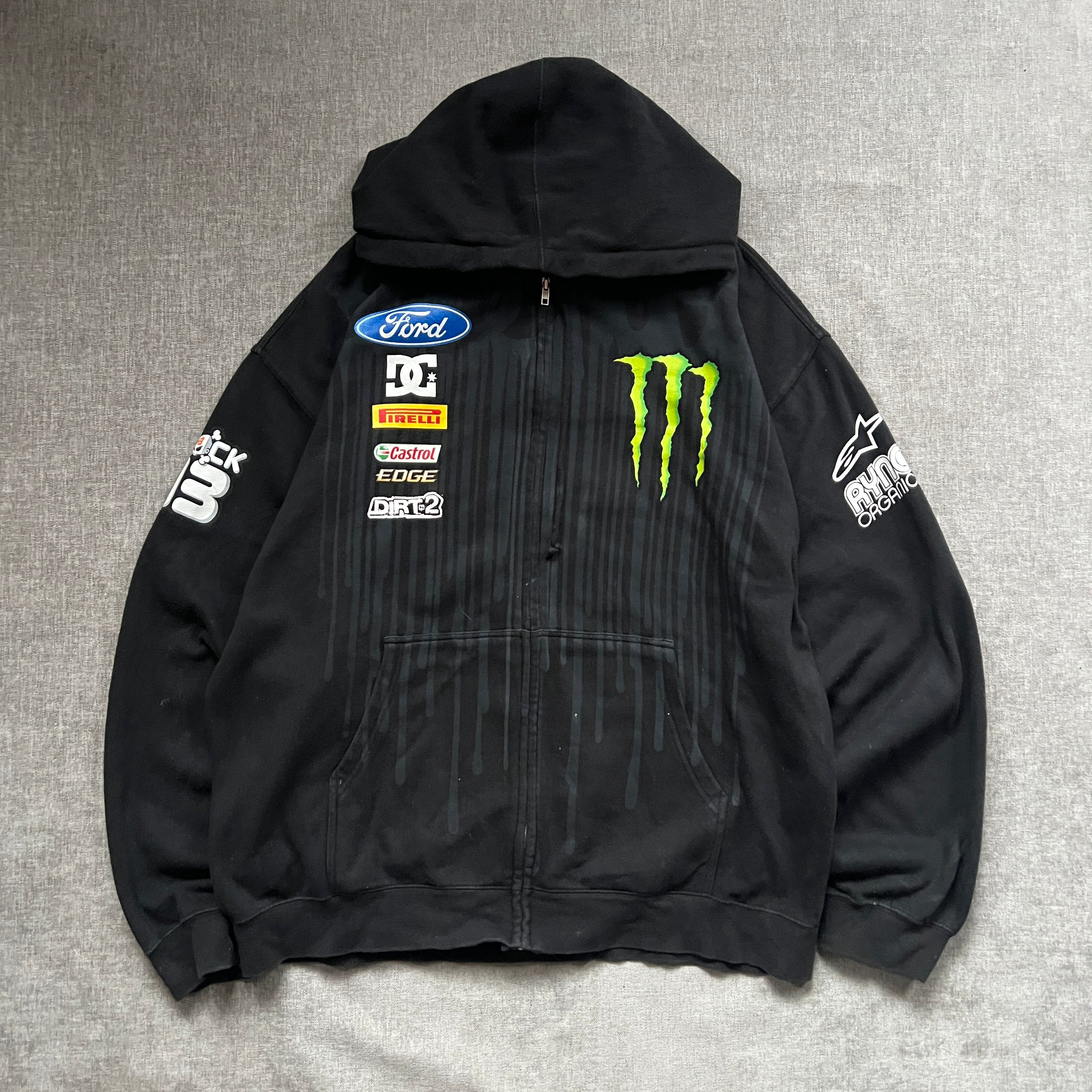 DC "Ken Block " Y2K Zip up Hoodie