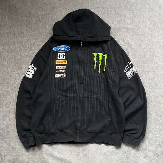 DC "Ken Block " Y2K Zip up Hoodie