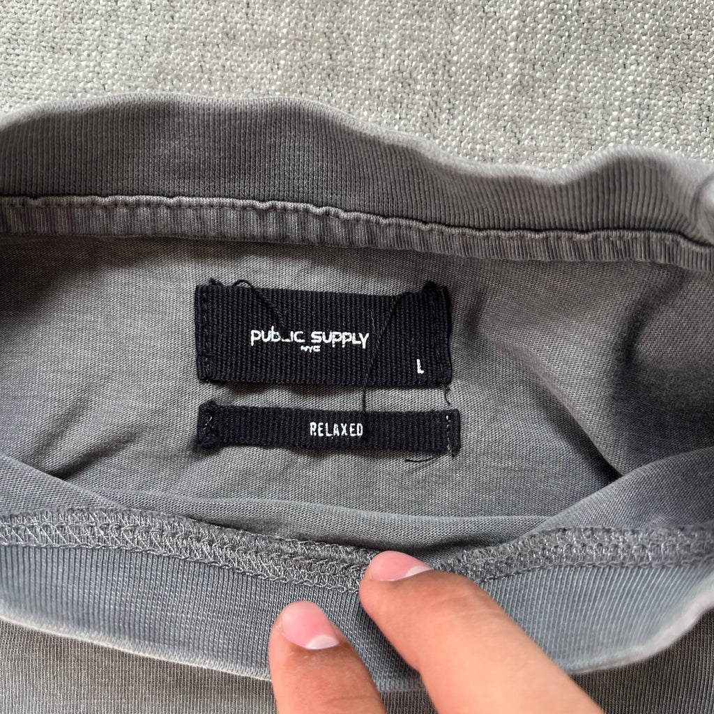 Public Supply Washed Basic Tee