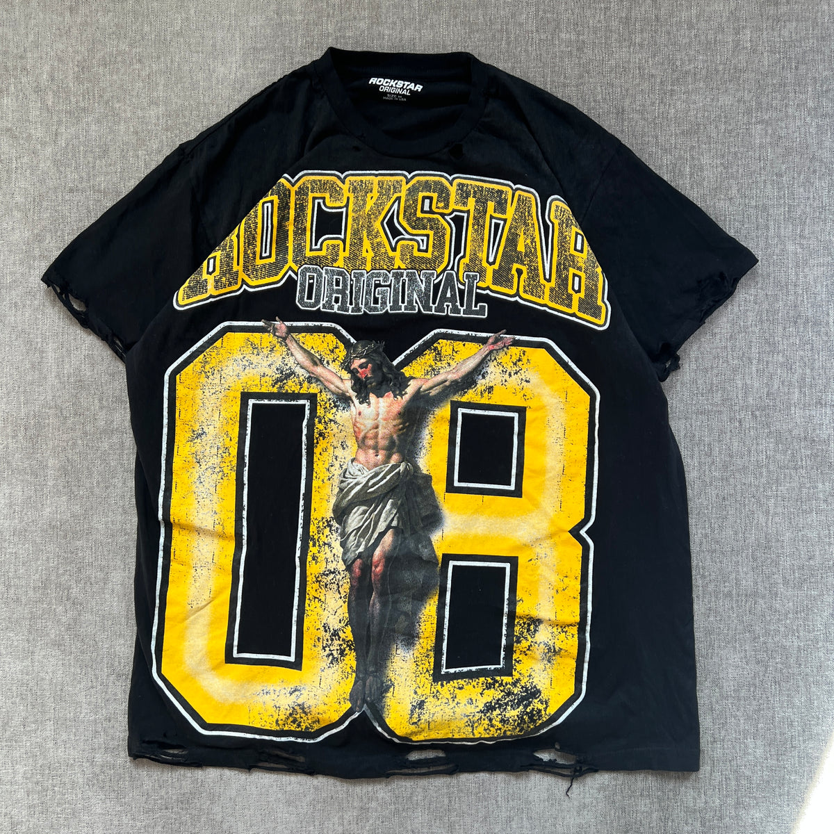 RockStar Original Distressed Tee