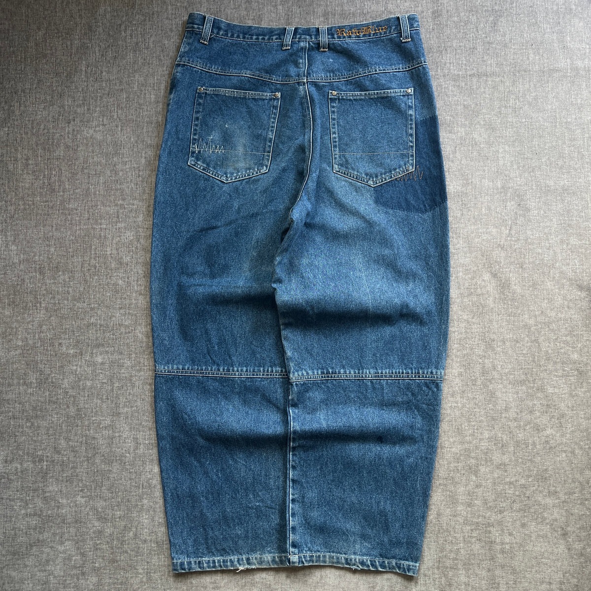 Raw Blue Y2K Baggy Jeans