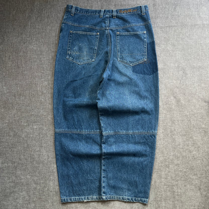 Raw Blue Y2K Baggy Jeans
