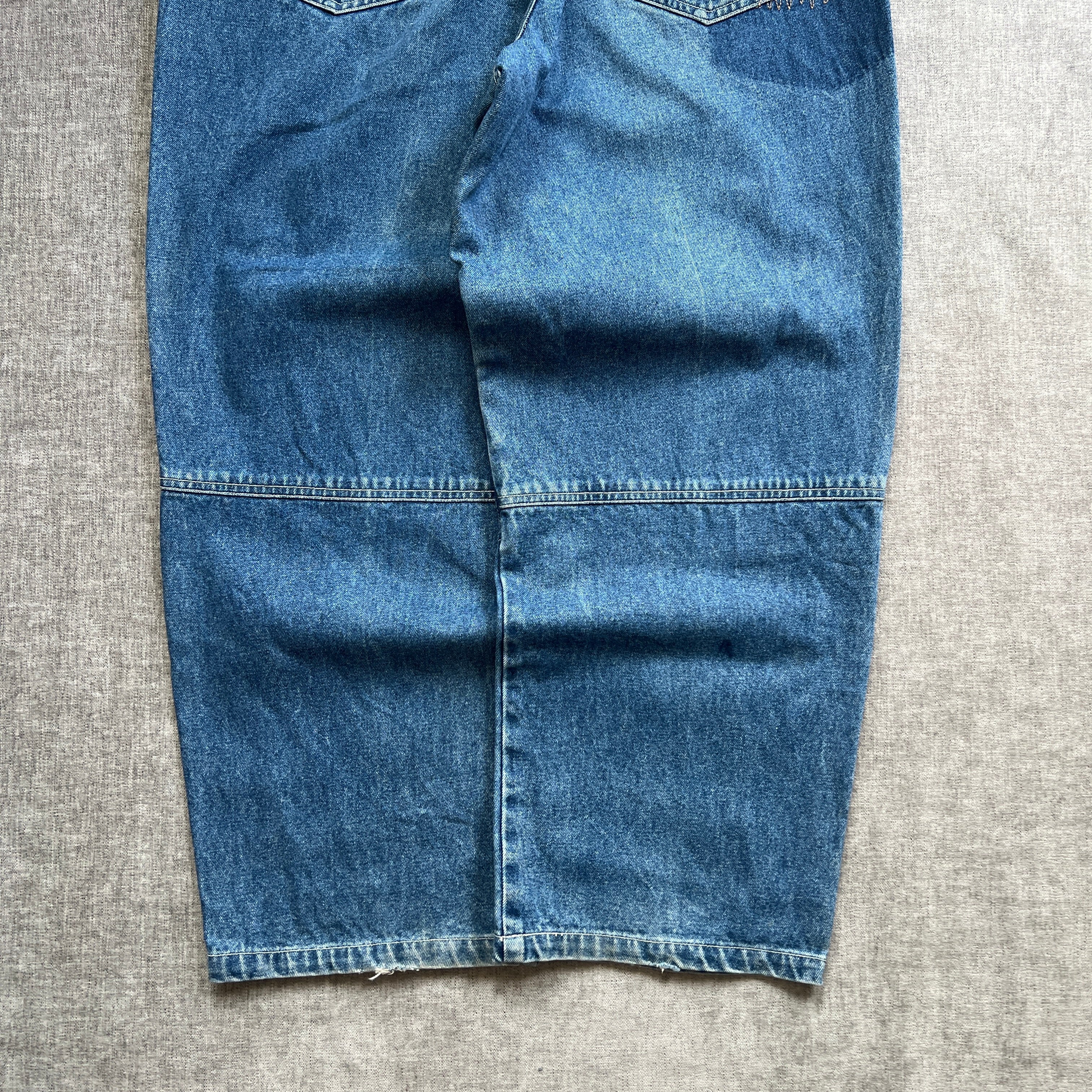 Raw Blue Y2K Baggy Jeans