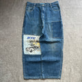 Raw Blue Y2K Baggy Jeans