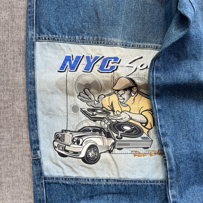 Raw Blue Y2K Baggy Jeans