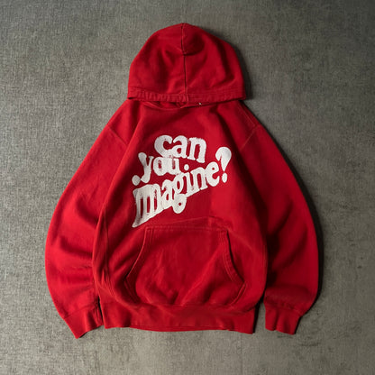 "Can You Imagine?" Boxy Hoodie