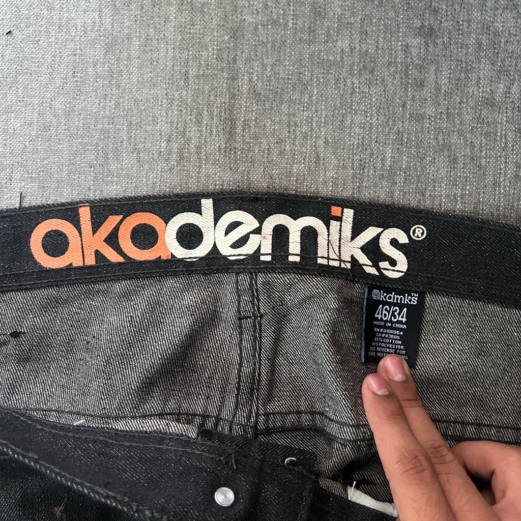 Akademics Y2K Raw Denim Jeans
