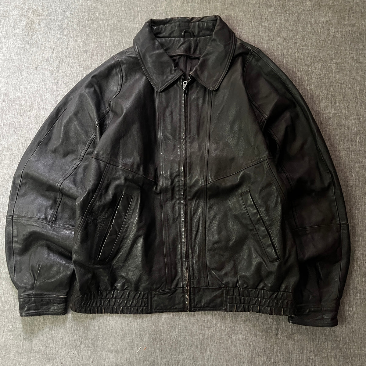 Leather Jacket Bomber