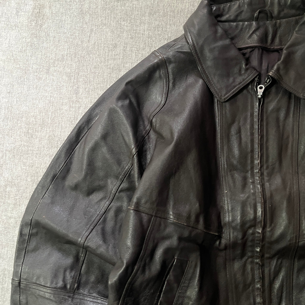 Leather Jacket Bomber