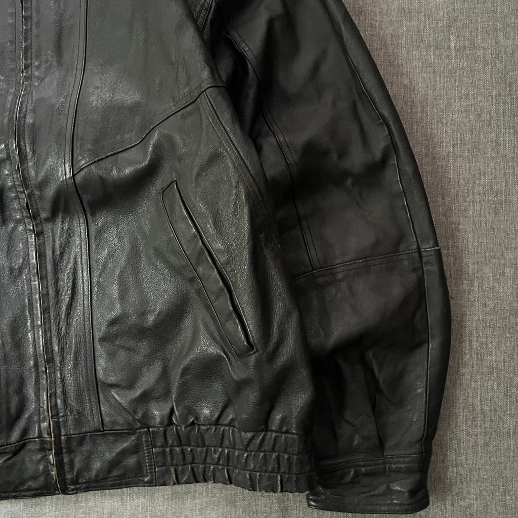 Leather Jacket Bomber