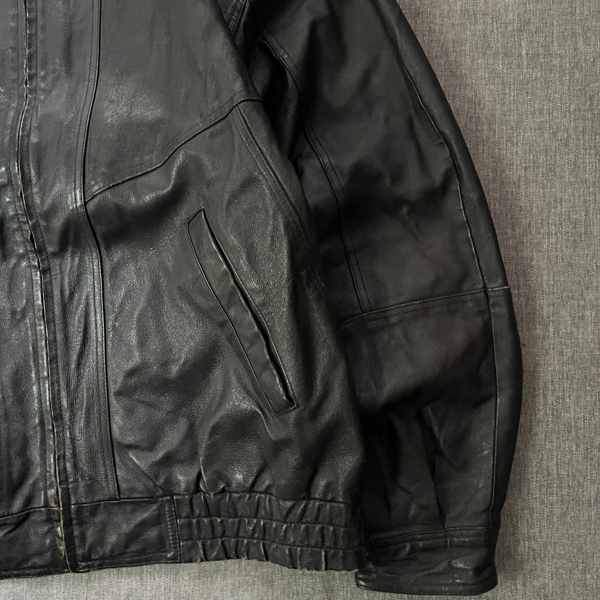 Leather Jacket Bomber