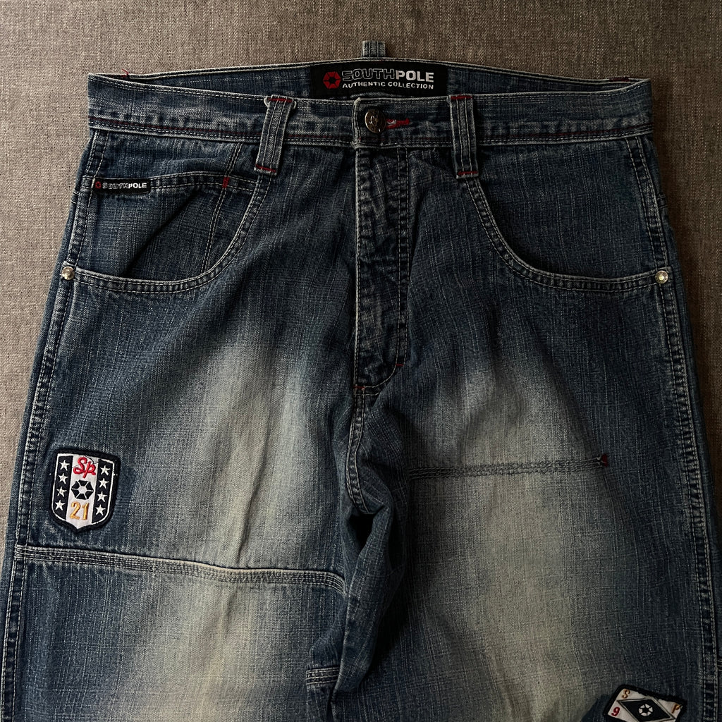 Southpole Washed Baggy Jeans